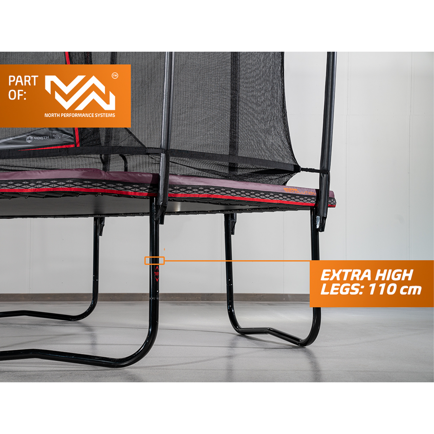 Performer Rectangle Trampoline - Rainbow Play of NC