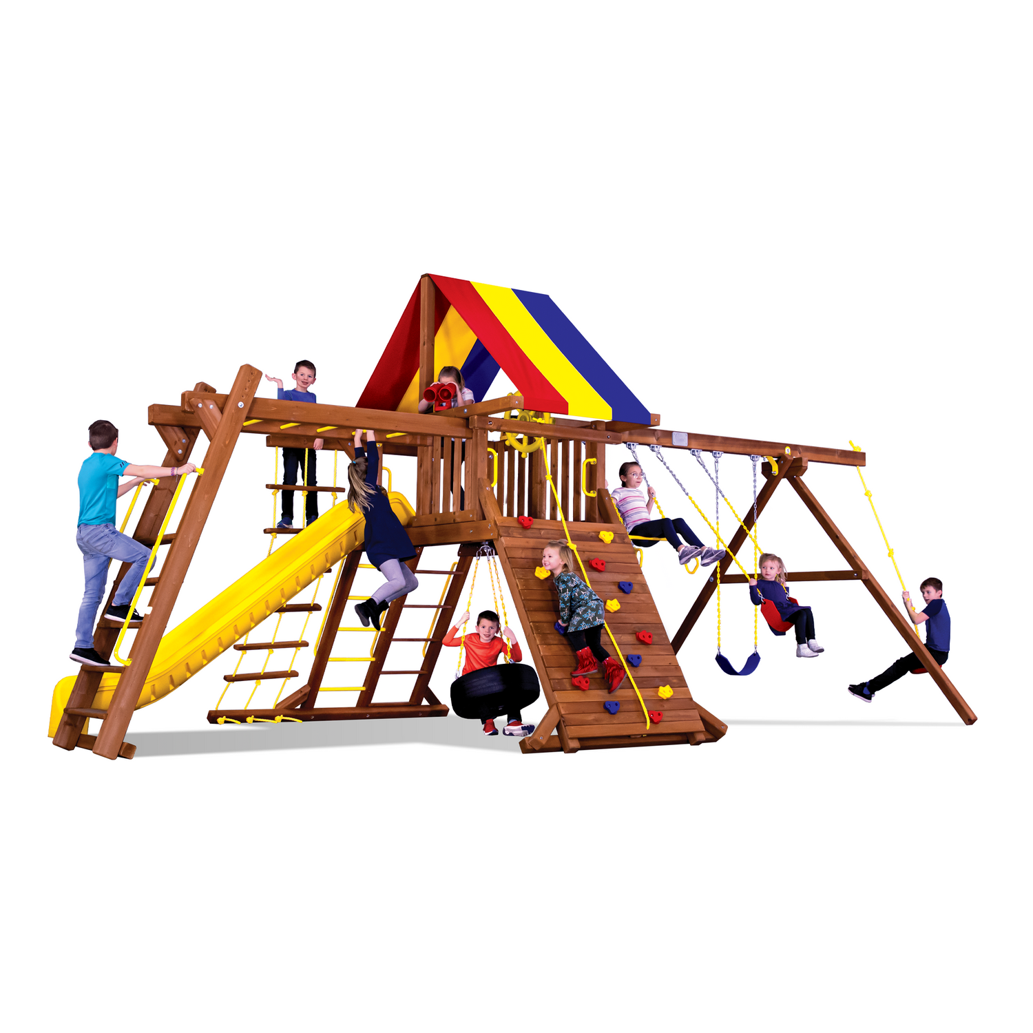 Circus Castle Pkg III Loaded (9D) Playset - Rainbow Play of NC