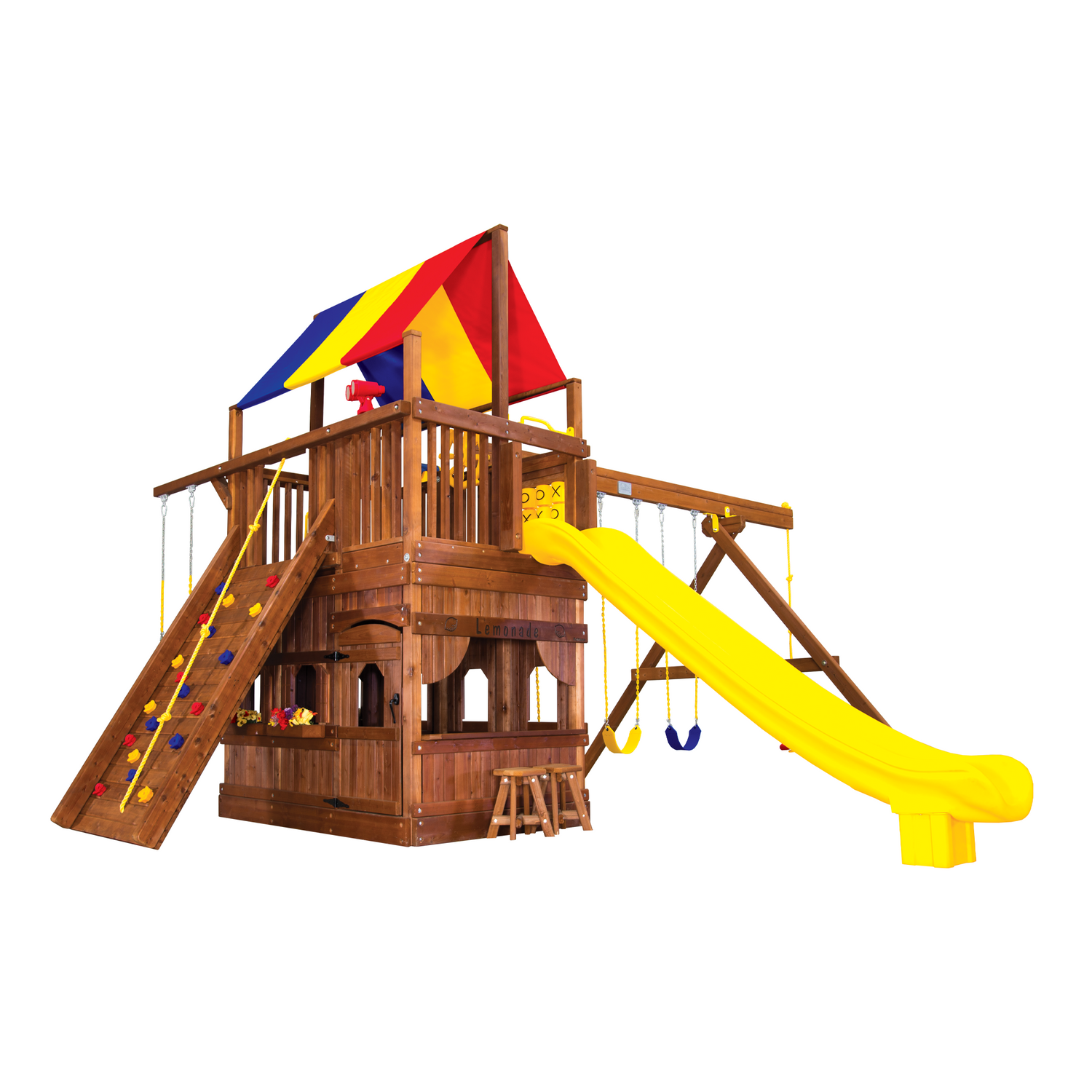 Monster Clubhouse Pkg II with Playhouse & More (41B) - Rainbow Play of NC