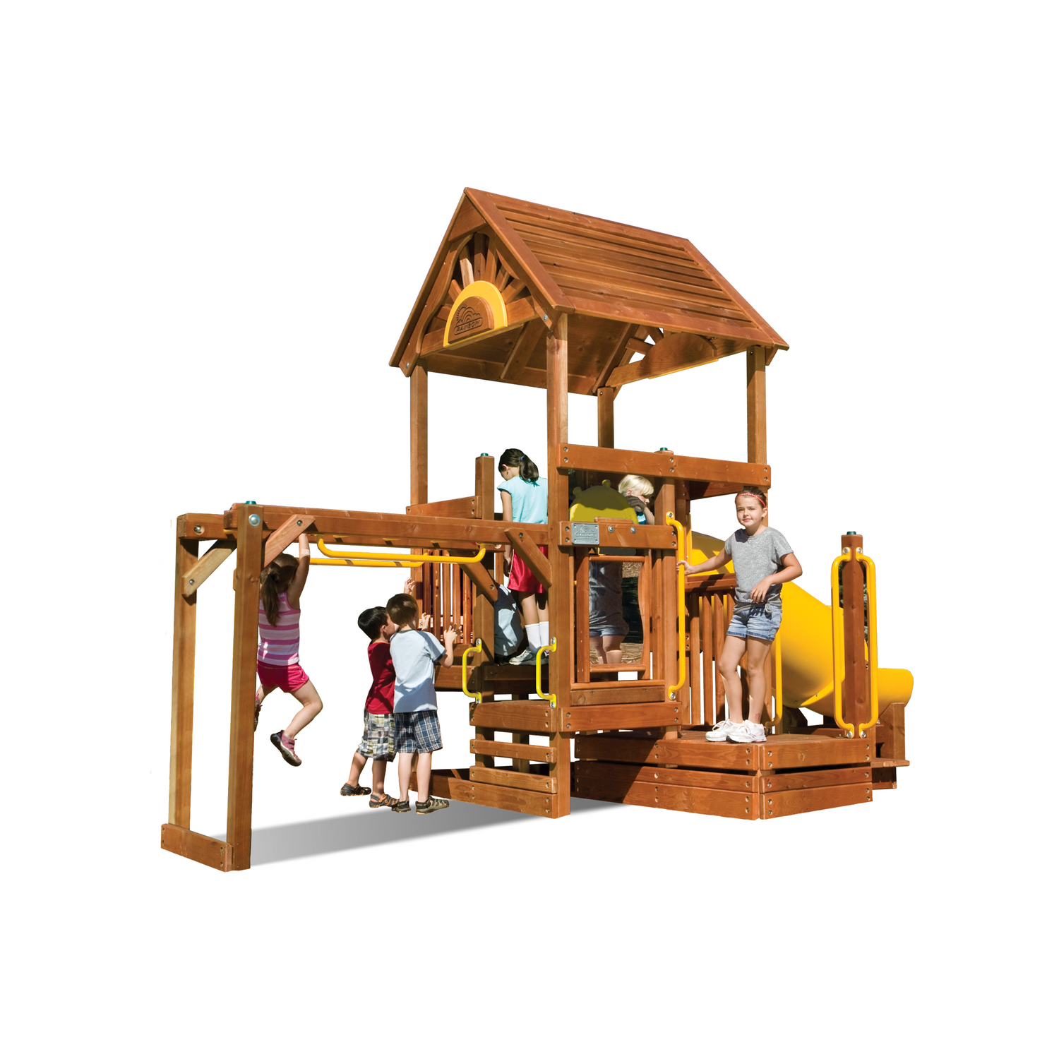 Rainbow Play Village Design A (6) - Rainbow Play of NC