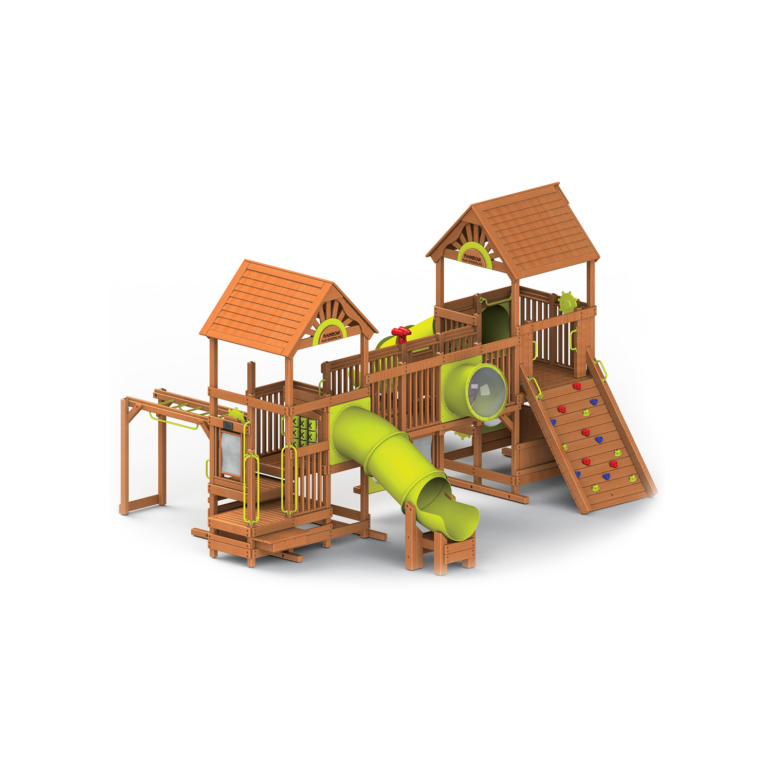 Rainbow Play Village Design B (7) - Rainbow Play of NC