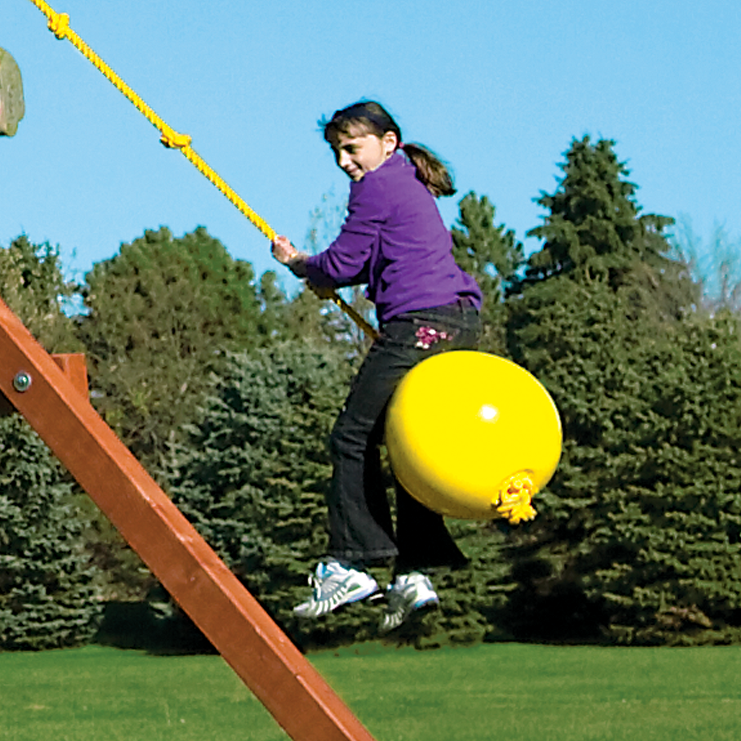 Knotted Rope with Buoy Ball - Rainbow Play of NC