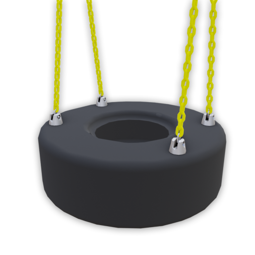 4 Chain Tire Swing - Rainbow Play of NC