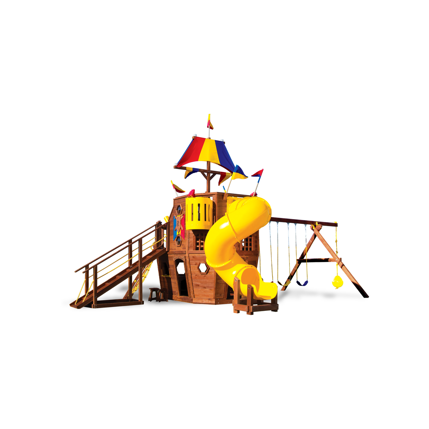 The Ship Pkg II with 360° Spiral Slide (93A) - Rainbow Play of NC