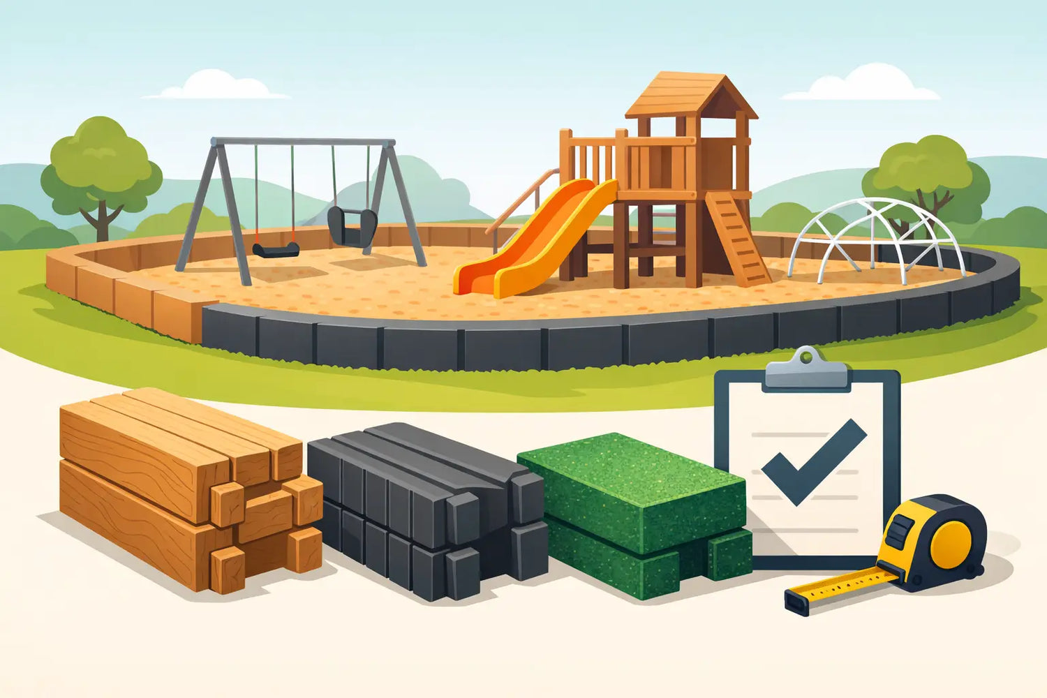 How to Choose Playground Border Timbers