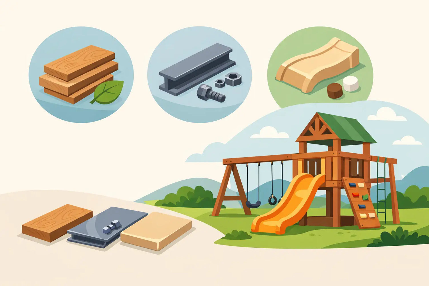 How to Compare Playset Materials