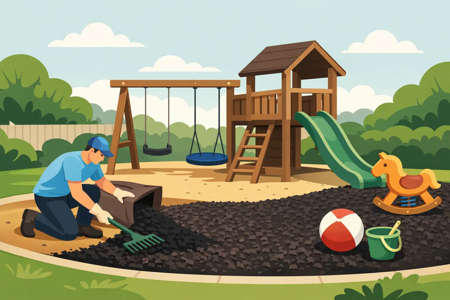 How to Install Rubber Mulch for a Safer Play Area