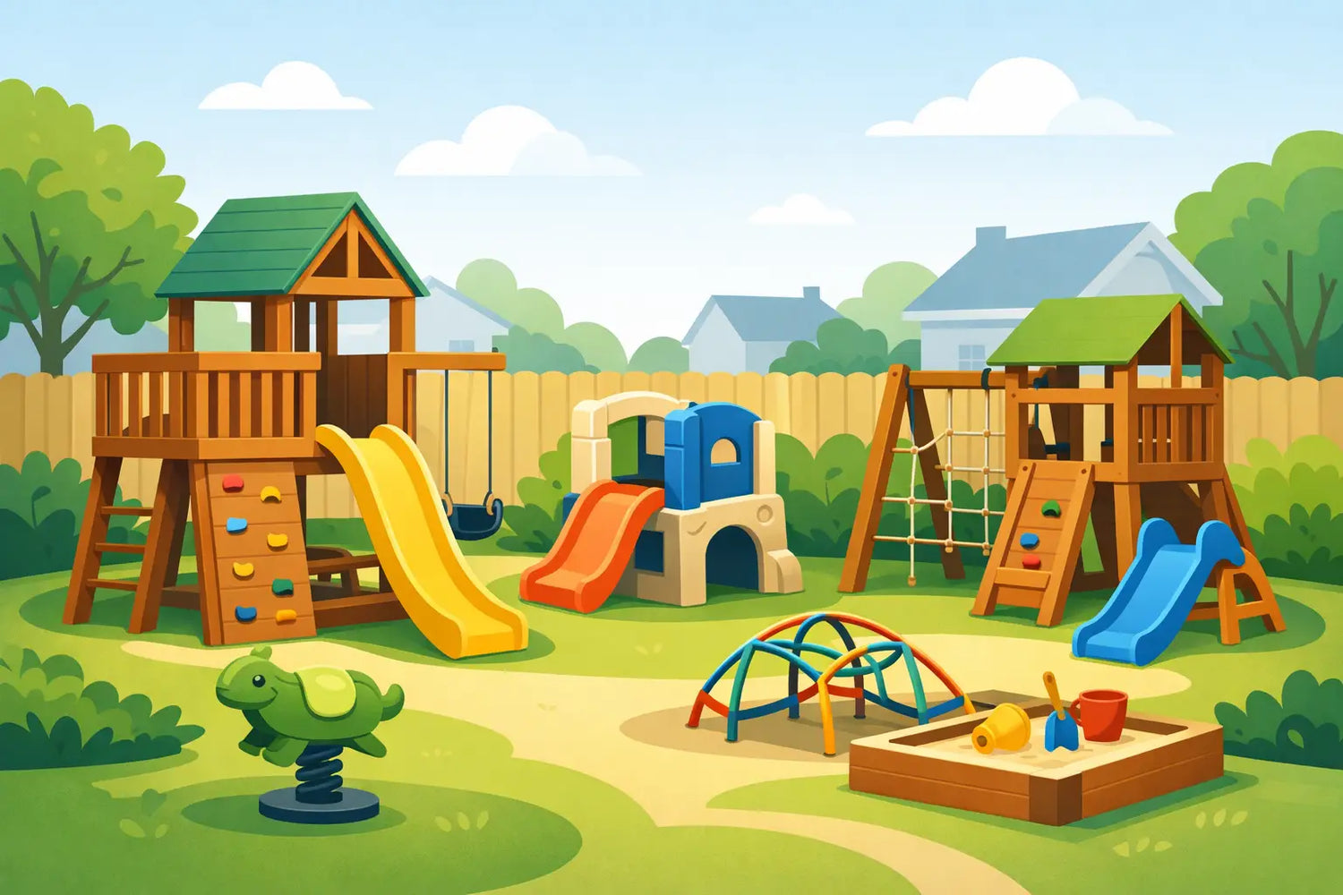 10 Best Playsets for Small Backyards