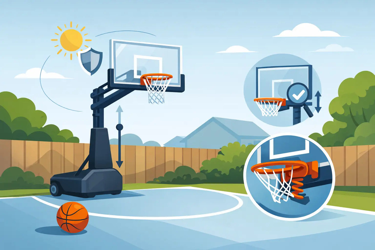 Top Backyard Basketball Hoop Features