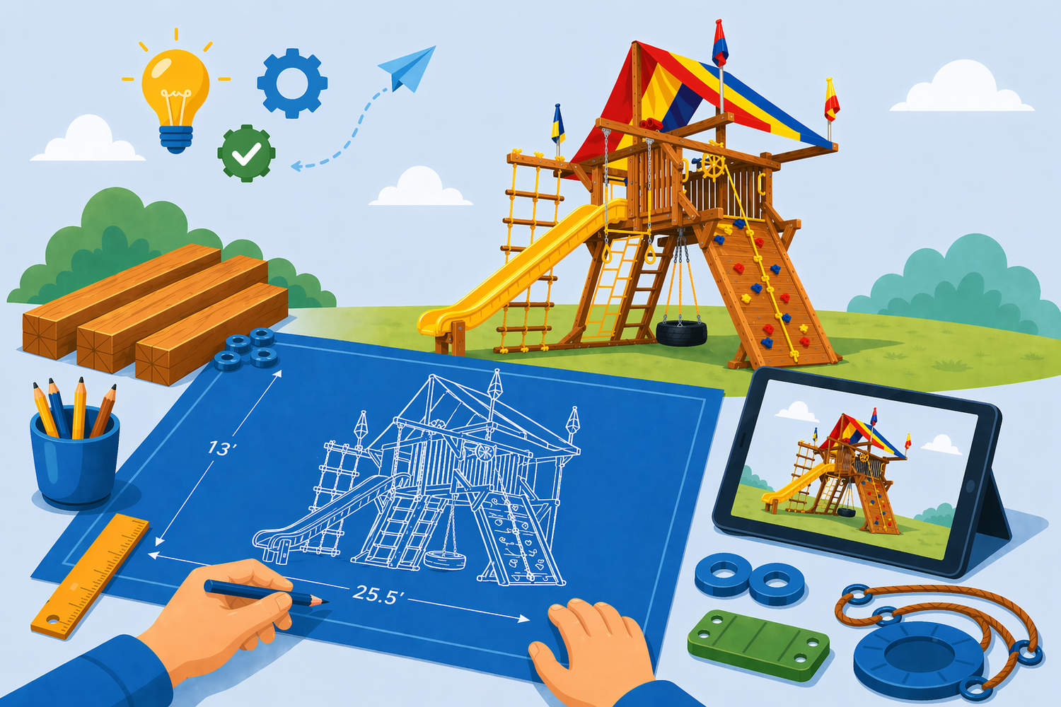 Design Your Own Swing Set With Confidence
