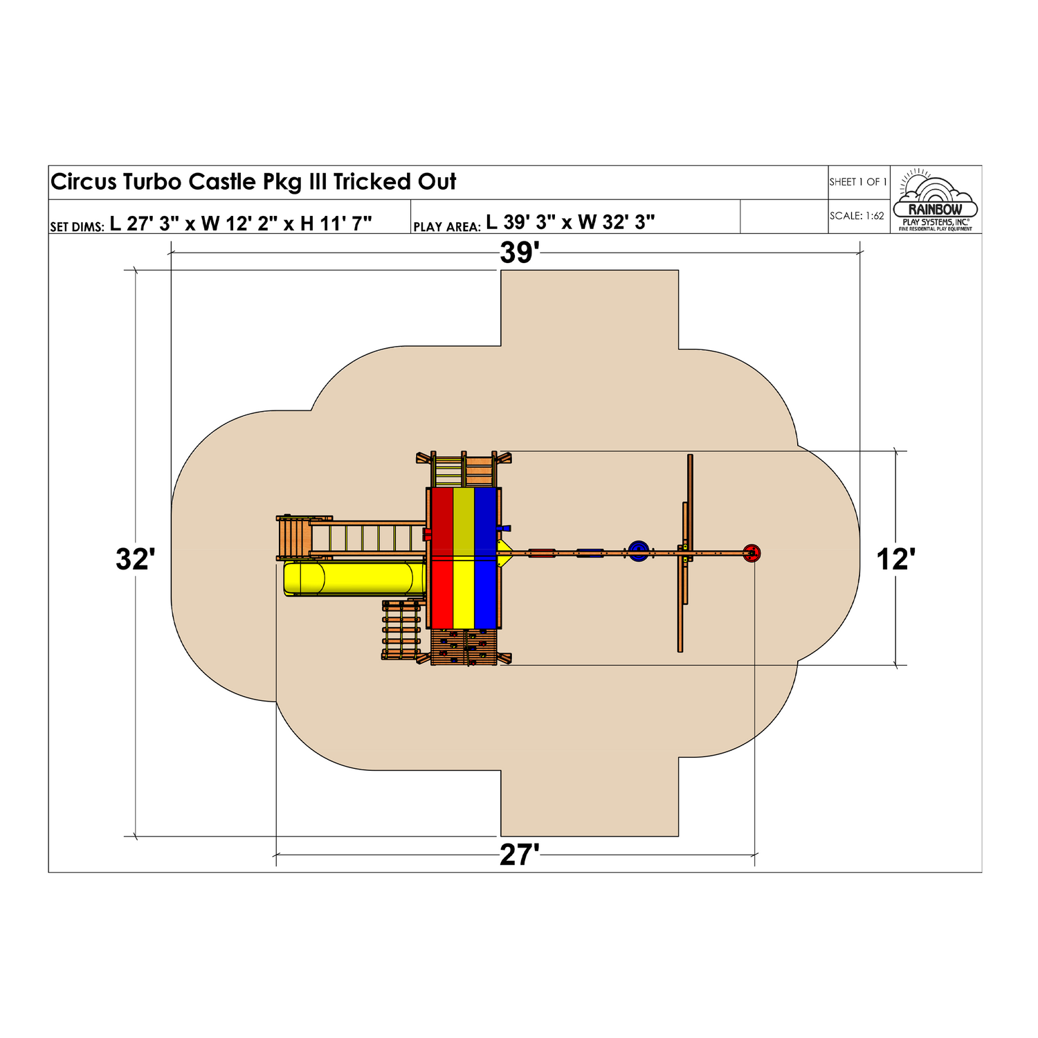 Circus Turbo Castle Pkg III Totally Tricked Out (11I)