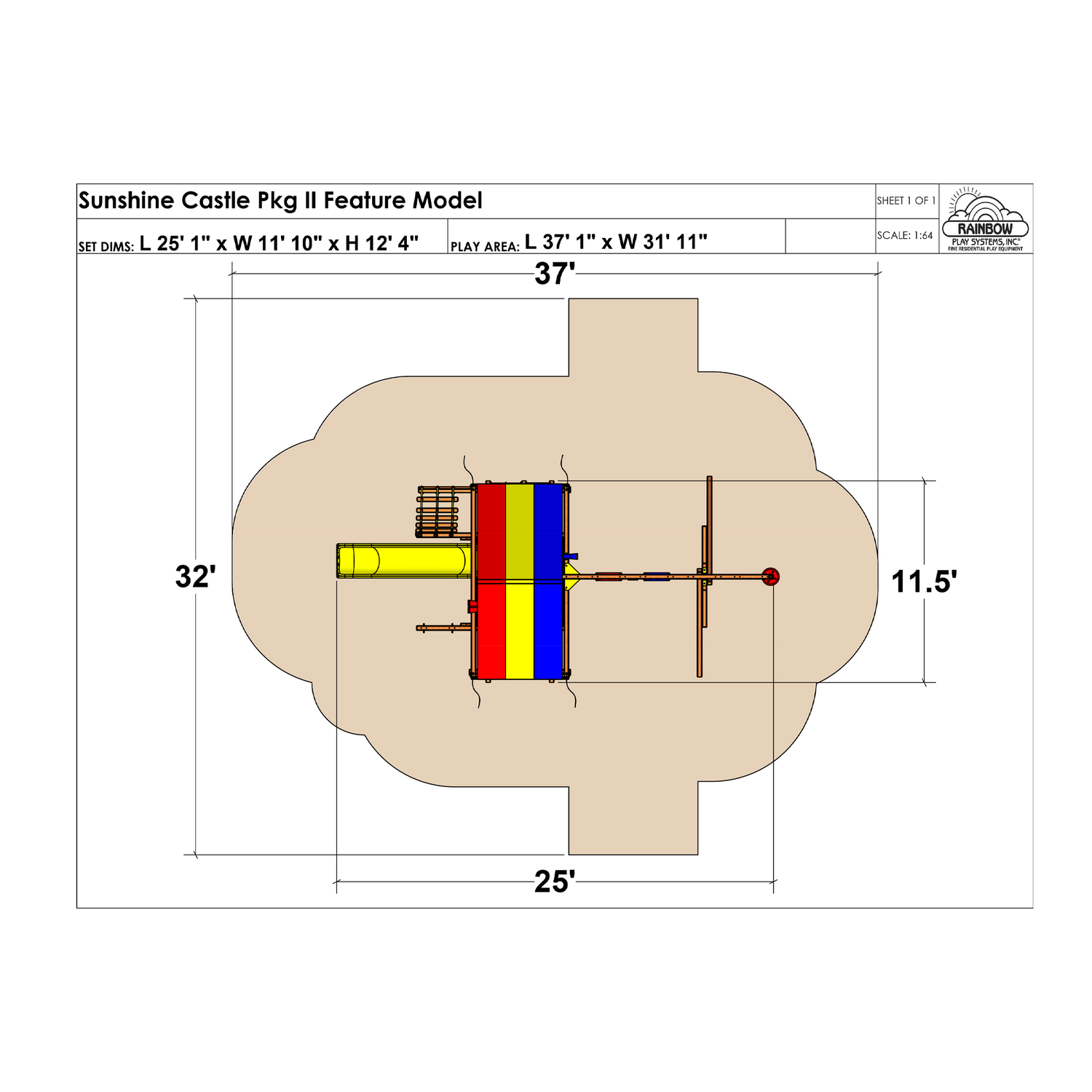 Sunshine Castle Pkg II Feature Model (12A)