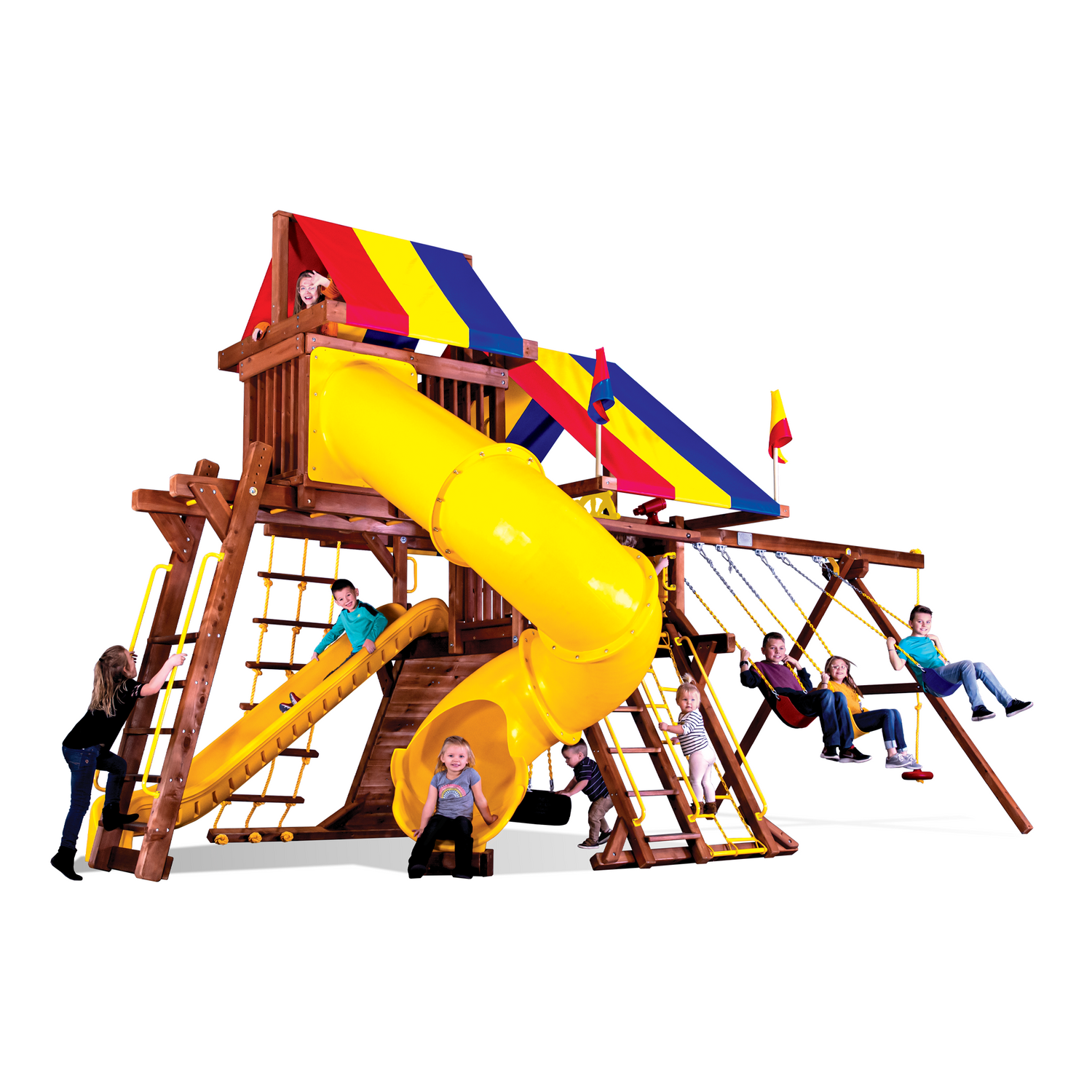 Sunshine Castle Pkg V with 270° Spiral Slide (15J)