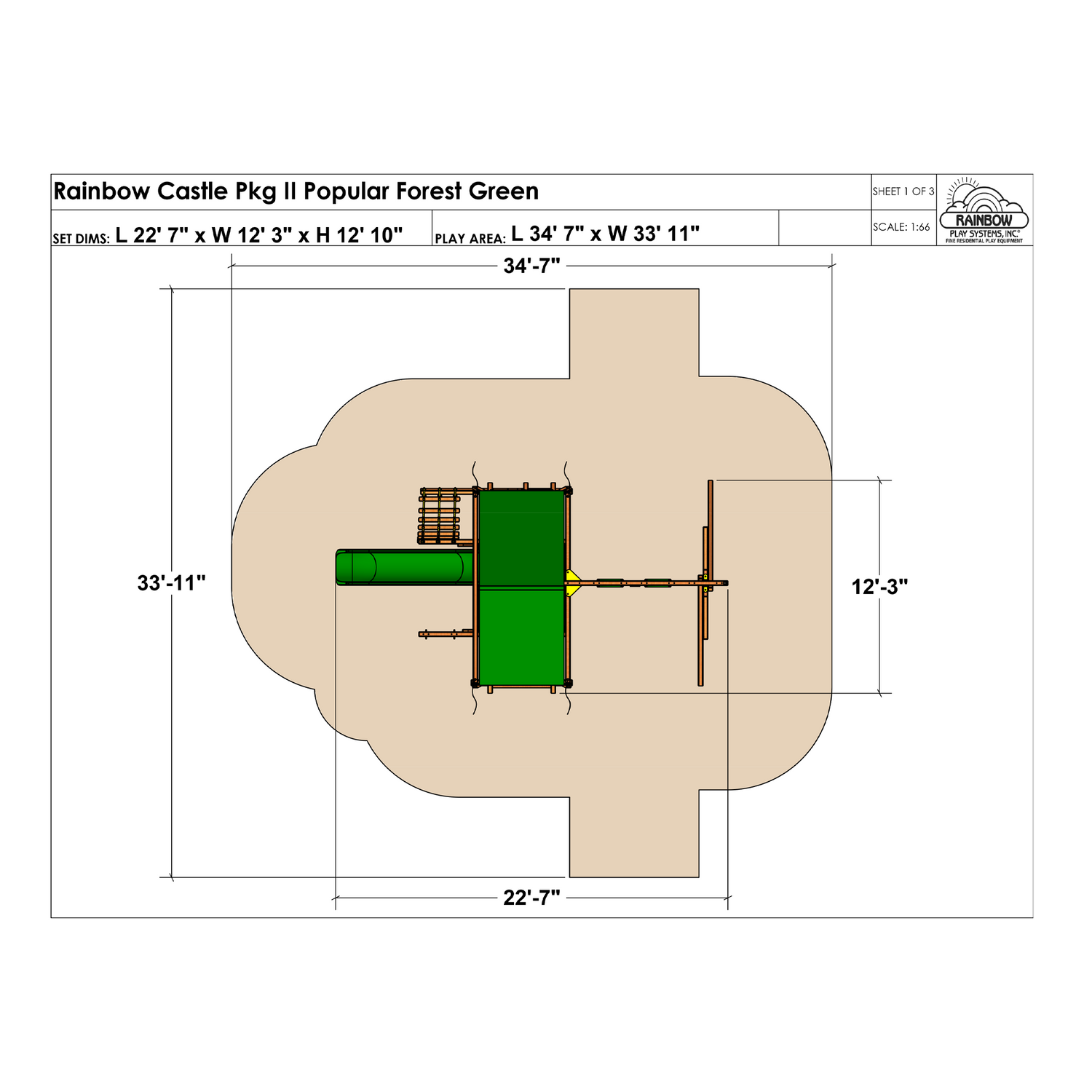 Rainbow Castle Pkg II Popular (17B)