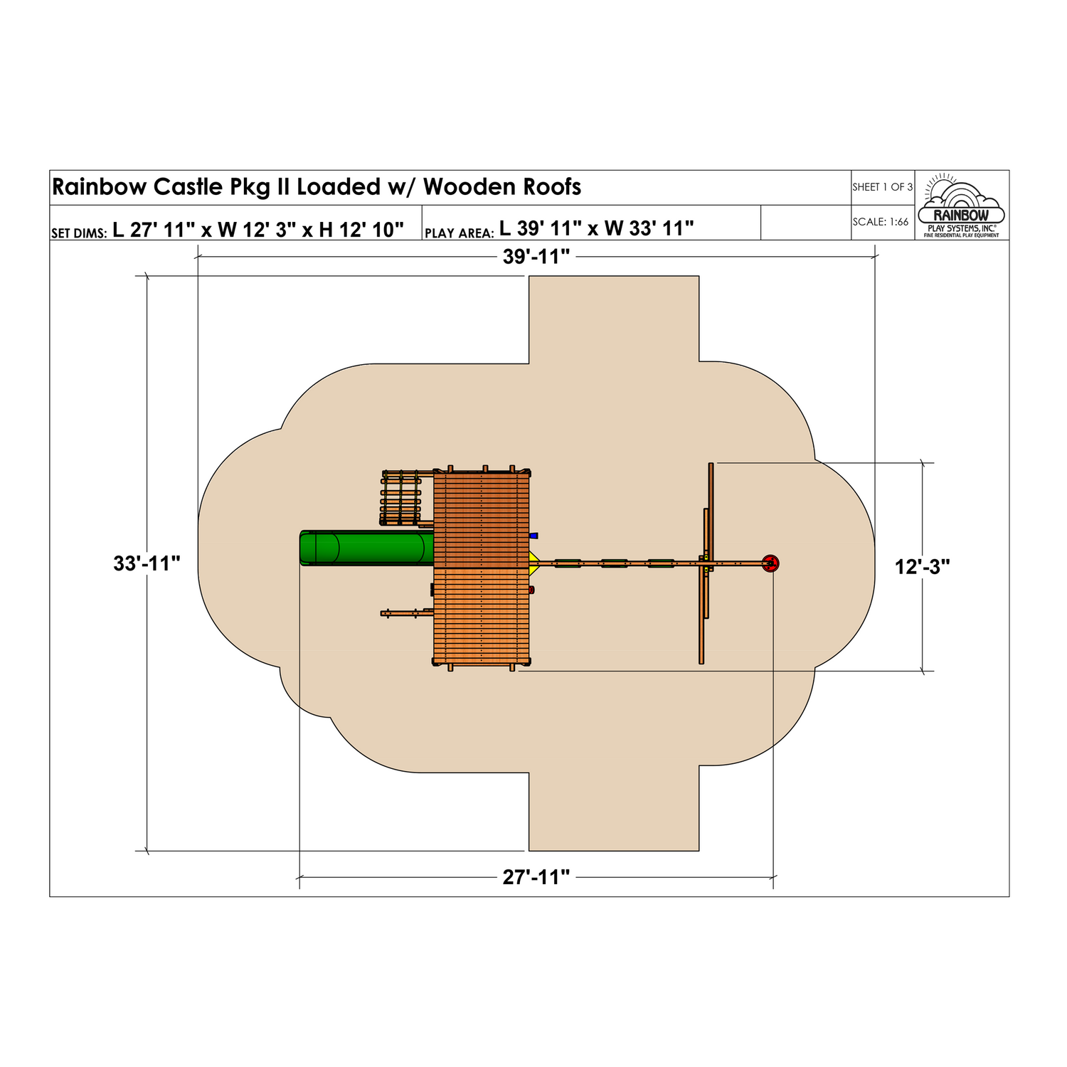 Rainbow Castle Pkg II Loaded (17C)