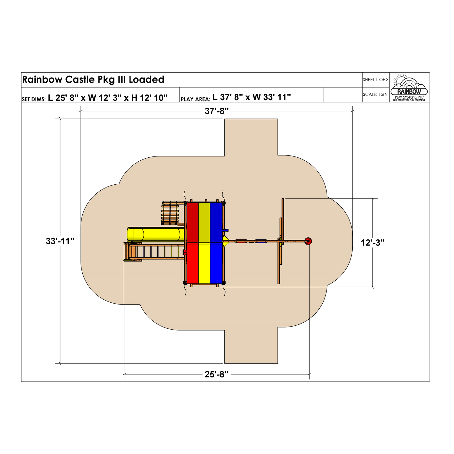 Rainbow Castle Pkg III Loaded (19G)