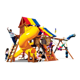 Rainbow Castle Pkg V with 360˚Spiral Slide (19J)