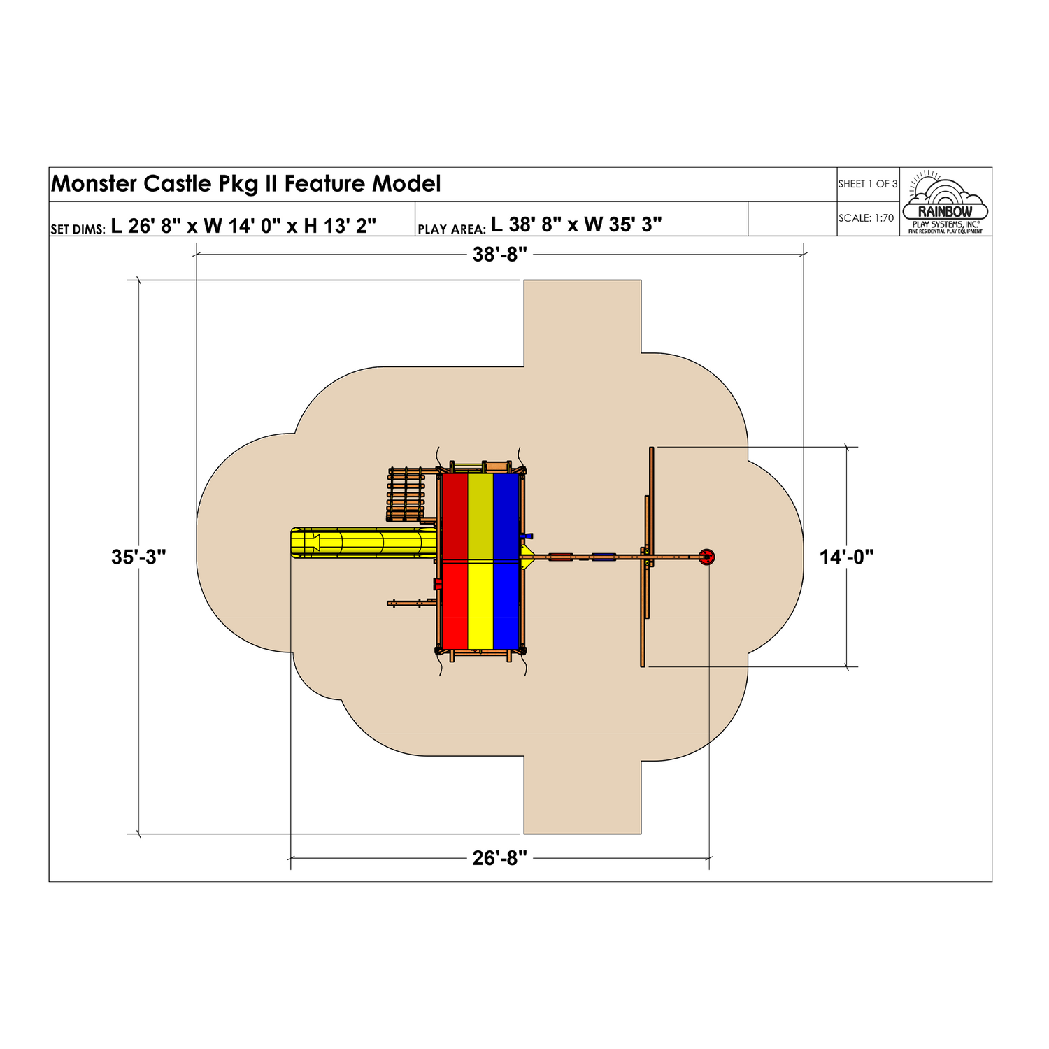 Monster Castle Pkg II Feature Model (20A)