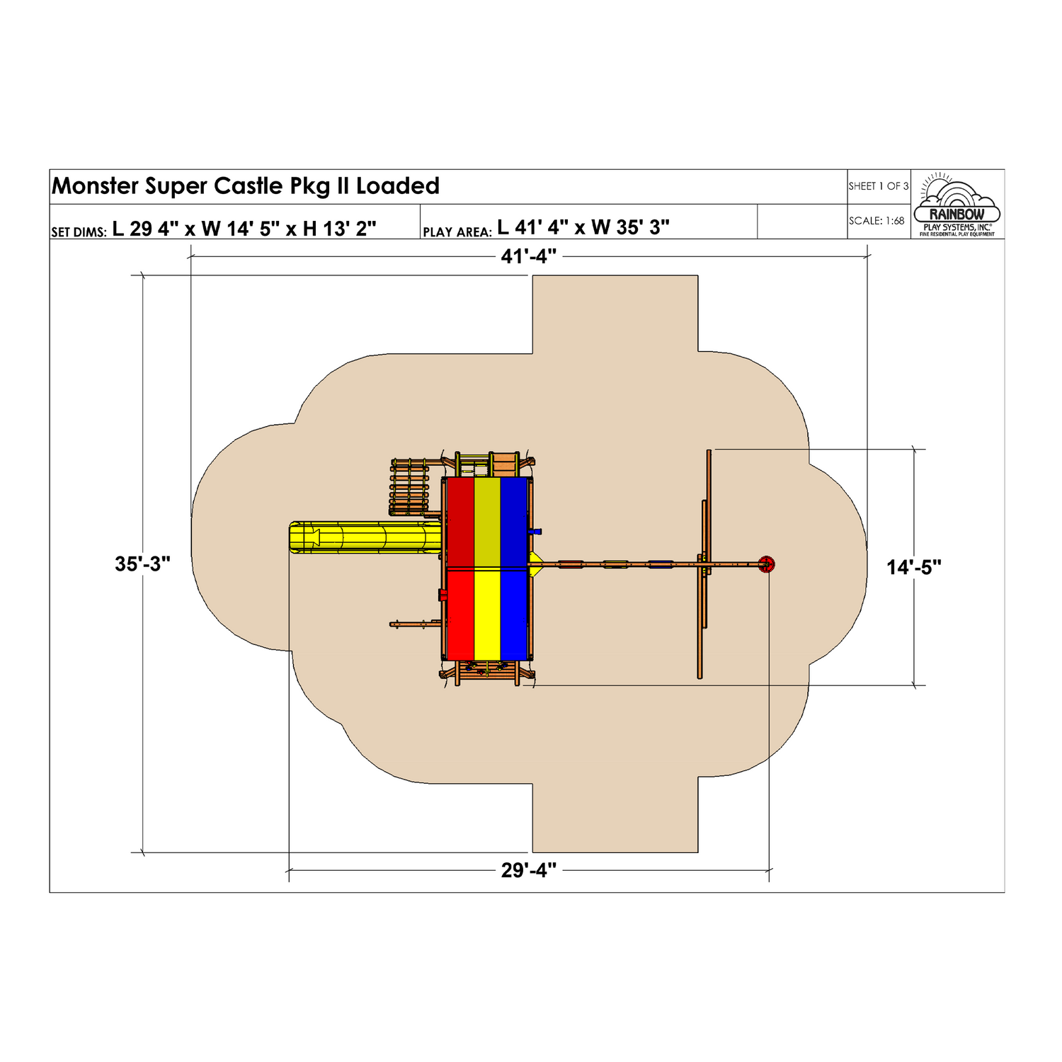 Monster Super Castle Pkg II Loaded (21C)