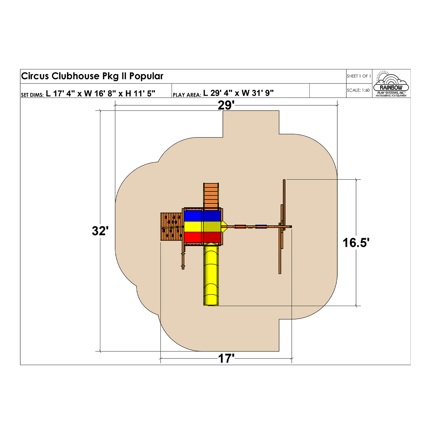 Circus Clubhouse Pkg II Popular (29B)