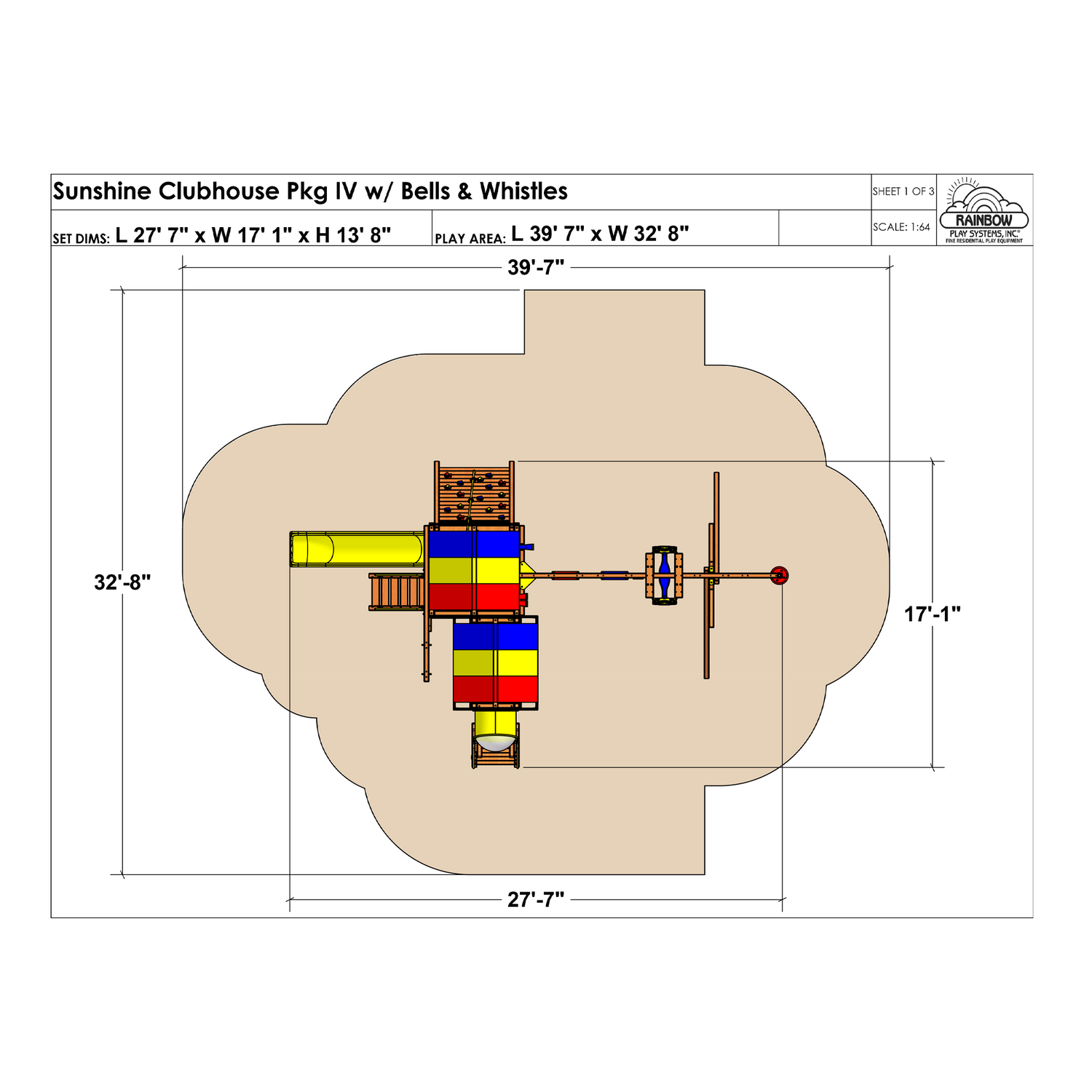 Sunshine Clubhouse Pkg IV with Bells & Whistles (35I)