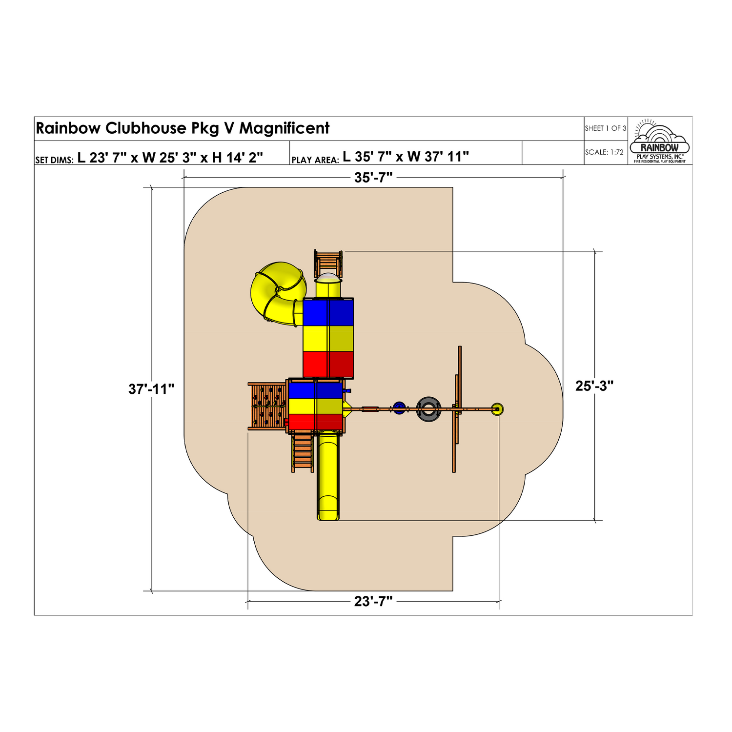 Rainbow Clubhouse Pkg V Magnificent (38F)