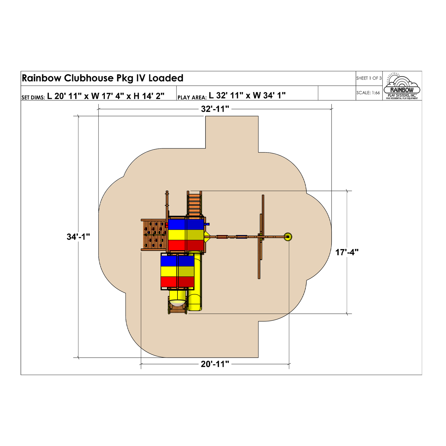 Rainbow Clubhouse Pkg IV Loaded (39G)