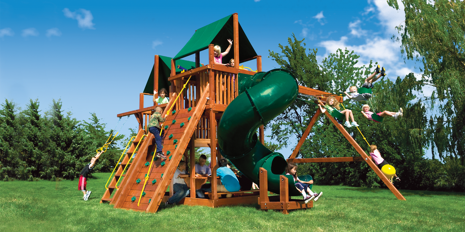 King Kong Clubhouse Pkg II with 360˚Spiral Slide (45B)