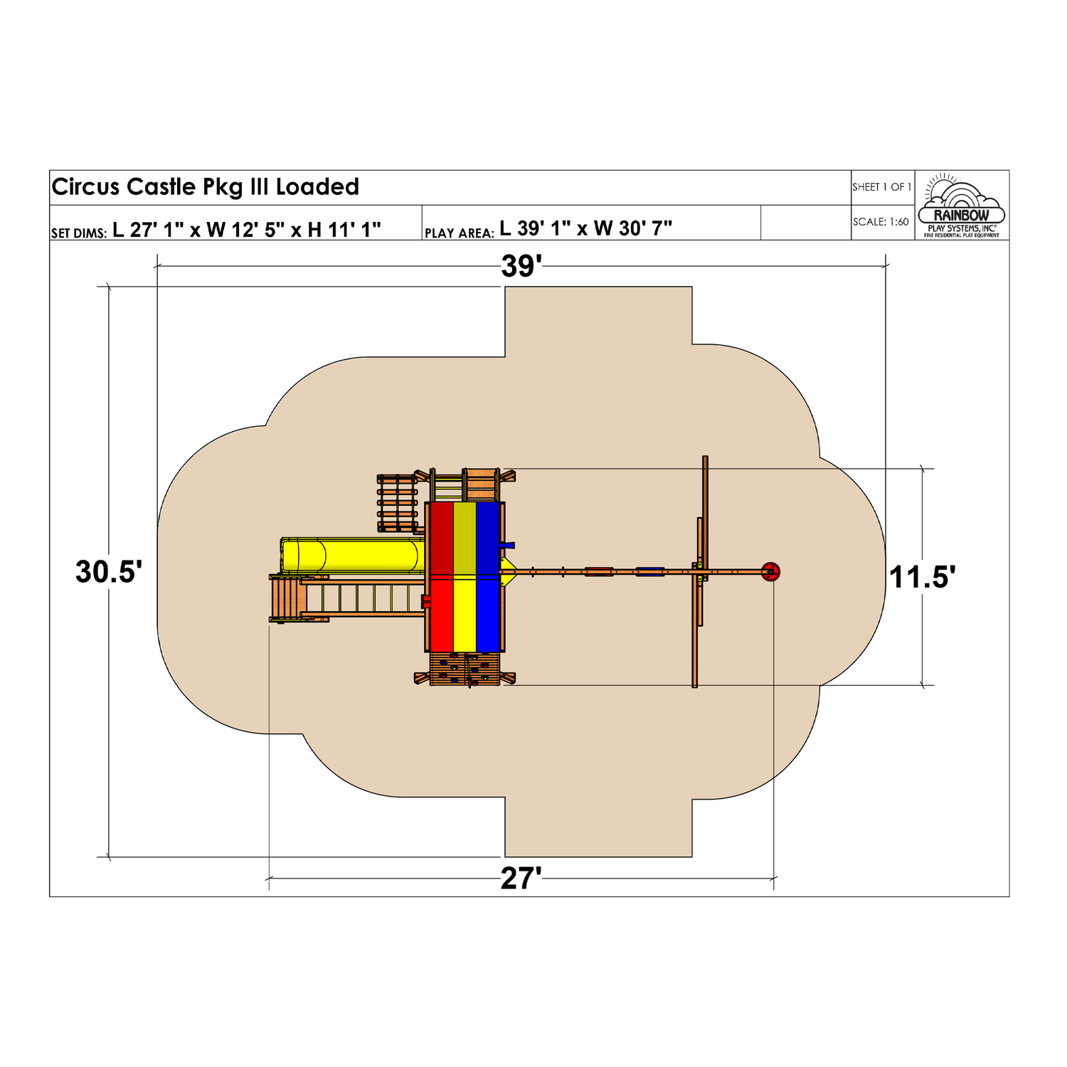 Circus Castle Pkg III Loaded (9D)