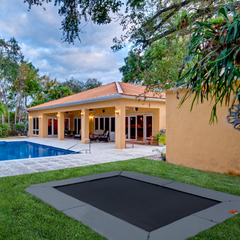 Rectangle Pro-Line Avyna In-Ground Trampoline - Rainbow Play of NC