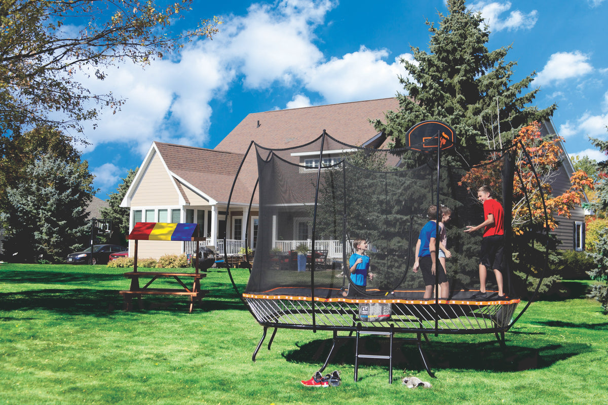 Free Jump Square Springless Trampoline