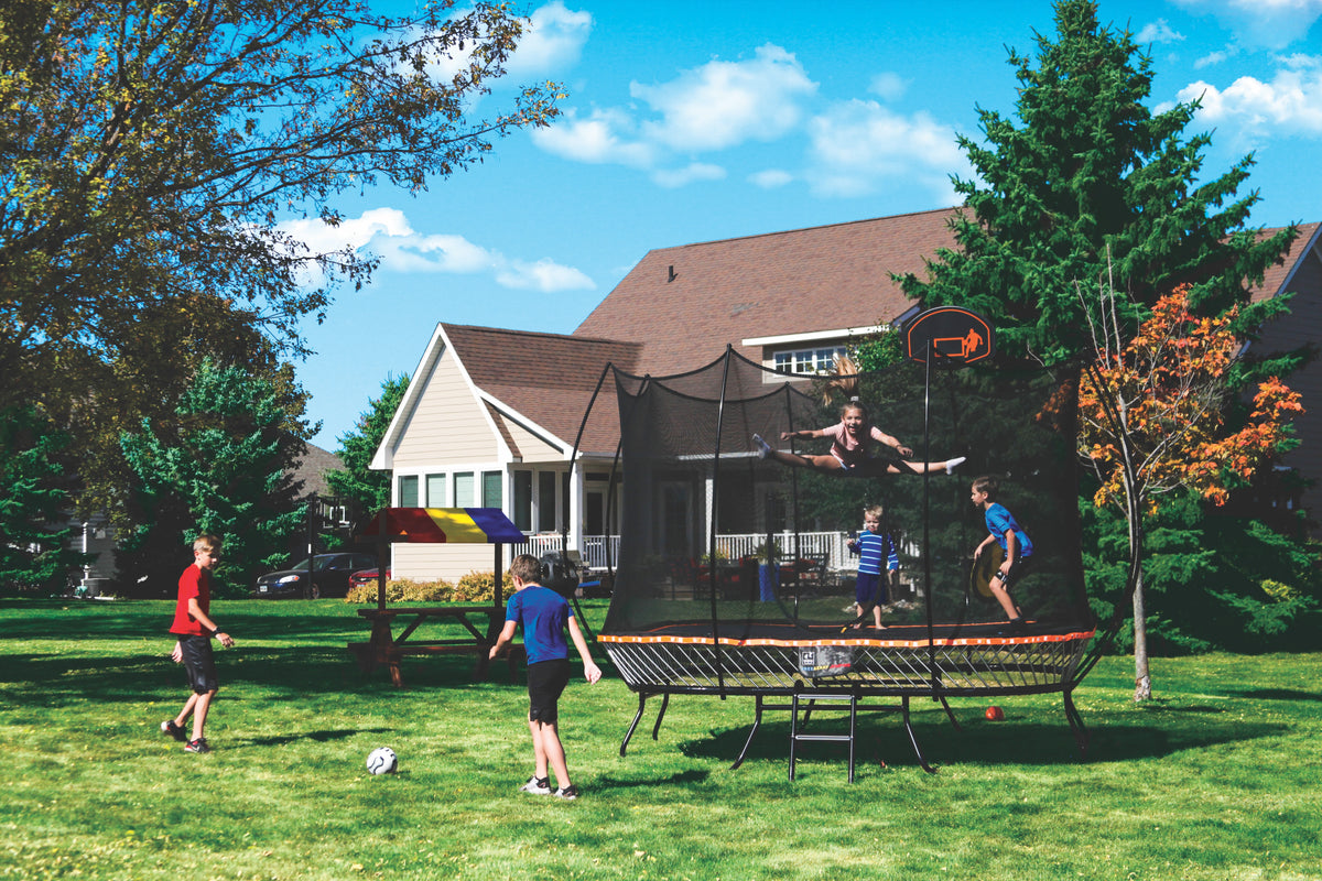 Free Jump Square Springless Trampoline