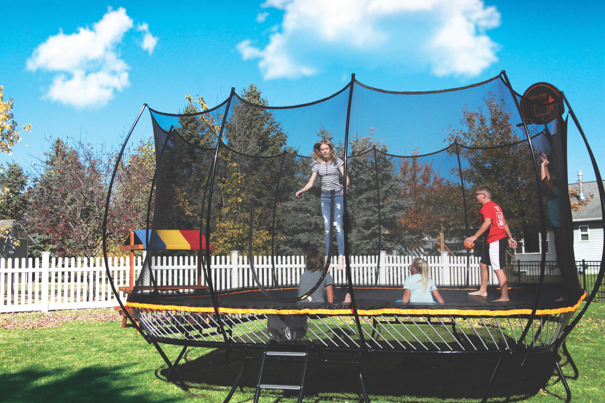 Free Jump Square Springless Trampoline