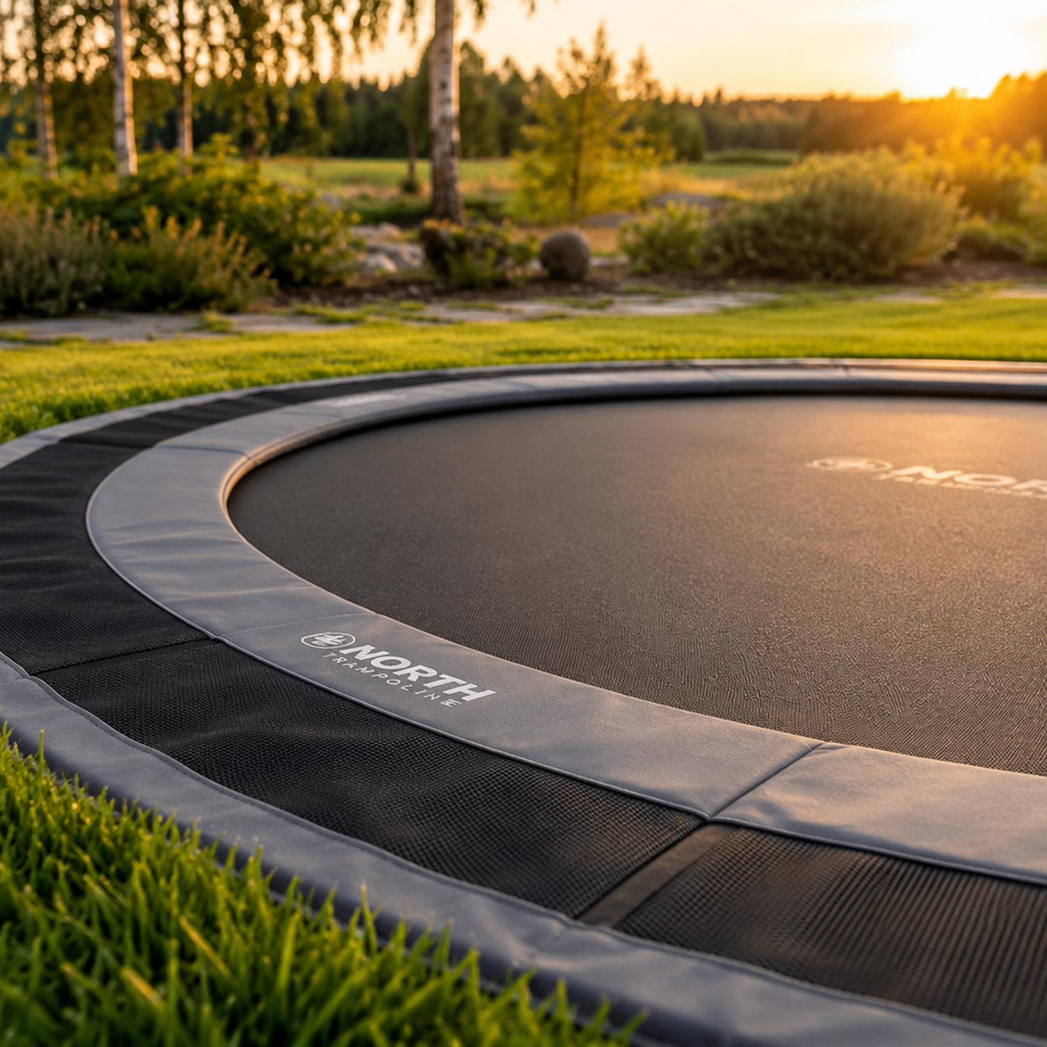 North Round In-ground Trampoline