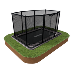 North Rectangle In-ground Trampoline - Rainbow Play of NC