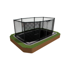 North Rectangle In-ground Trampoline - Rainbow Play of NC