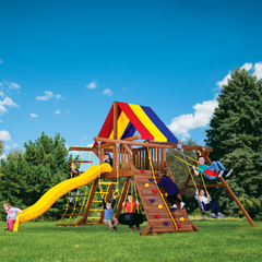 Circus Castle Pkg II Popular (9B) Playset - Rainbow Play of NC
