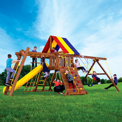 Circus Castle Pkg III Loaded (9D) Playset - Rainbow Play of NC