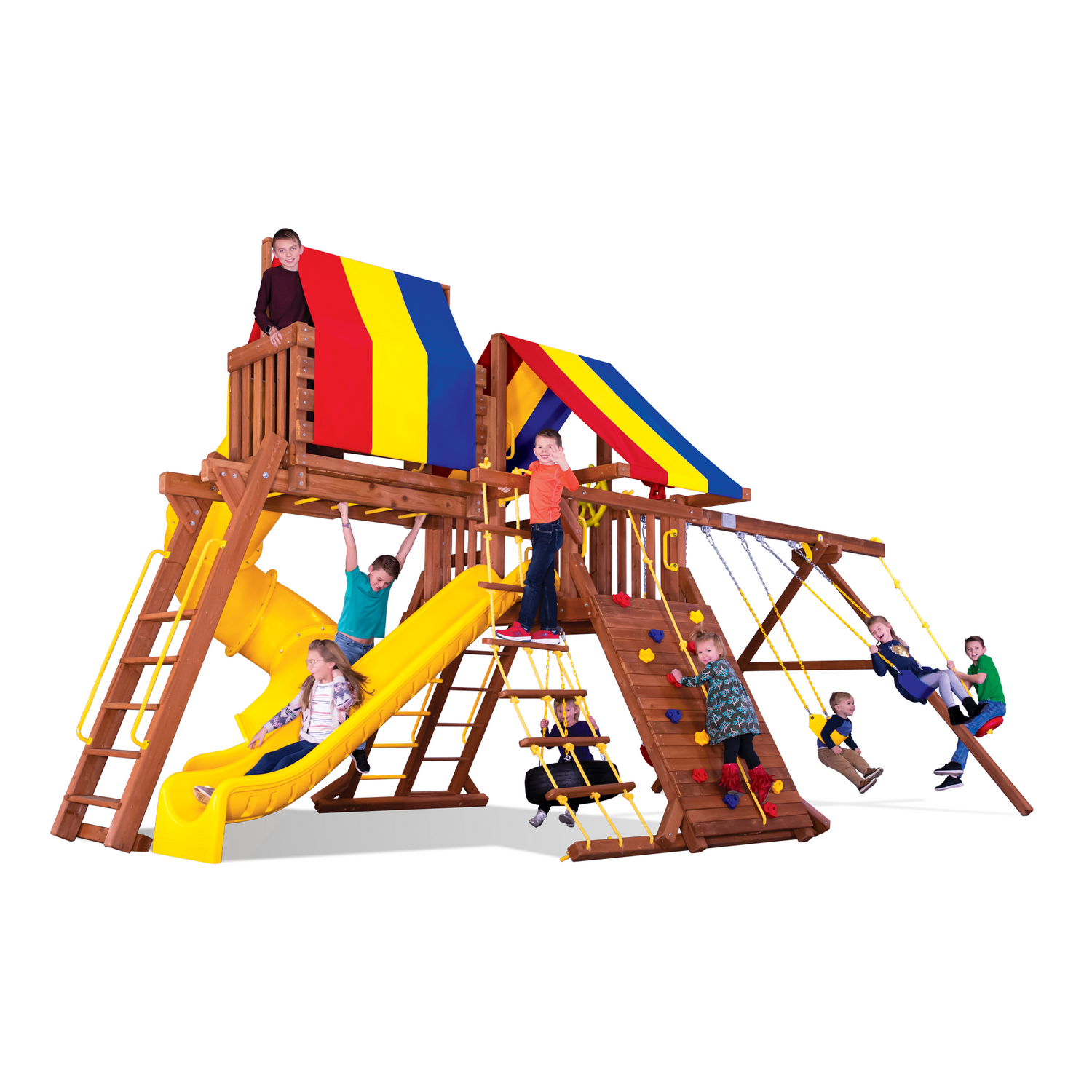 Circus Castle Pkg V Loaded (10F) Playset - Rainbow Play of NC