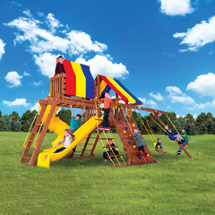 Circus Castle Pkg V Loaded (10F) Playset - Rainbow Play of NC