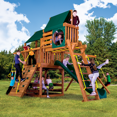Circus Clubhouse Pkg IV Forest Green (31H) Playset - Rainbow Play of NC