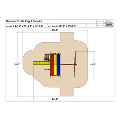 Monster Castle Pkg II Popular (21B) - Rainbow Play of NC