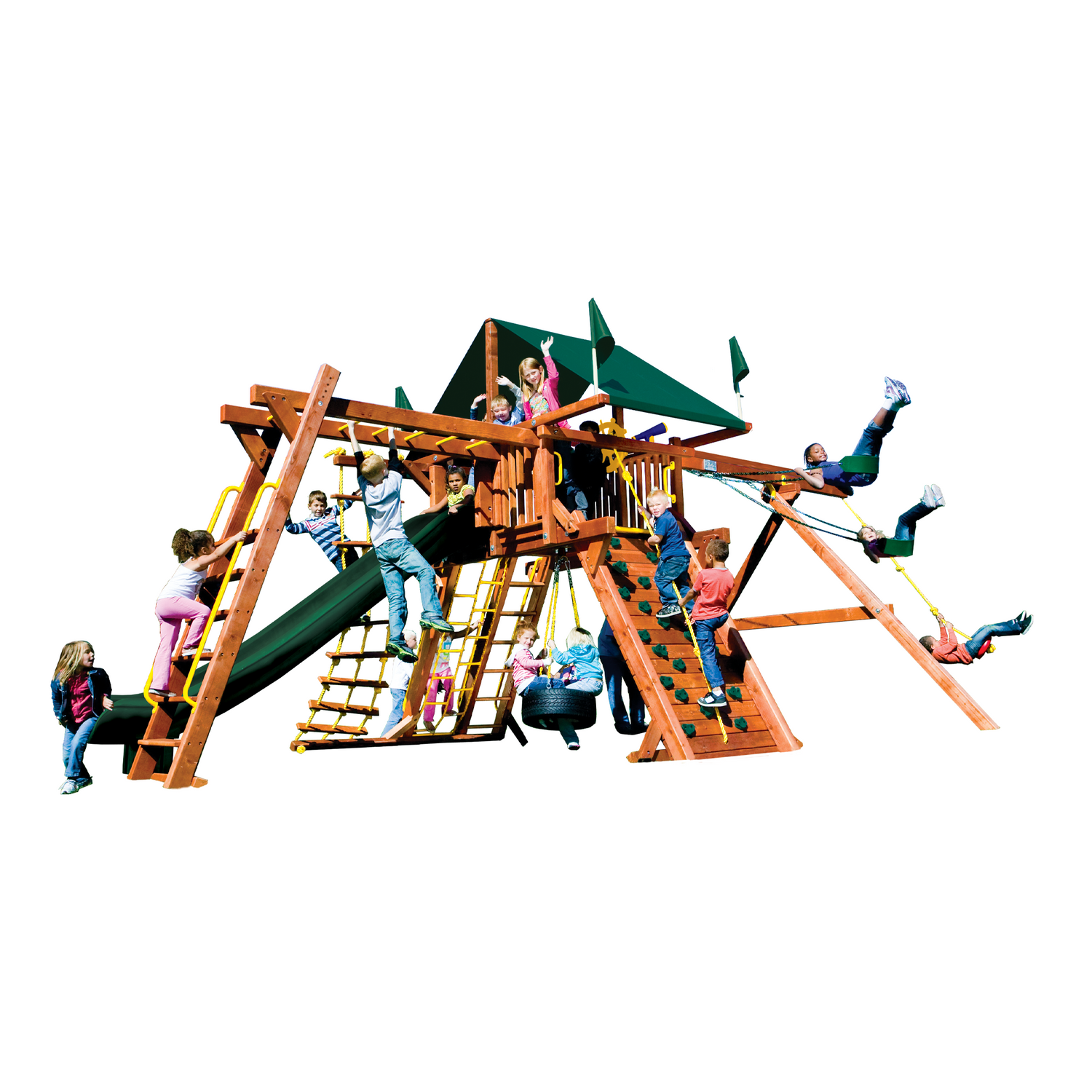Monster Castle Pkg III Forest Green (21E) - Rainbow Play of NC