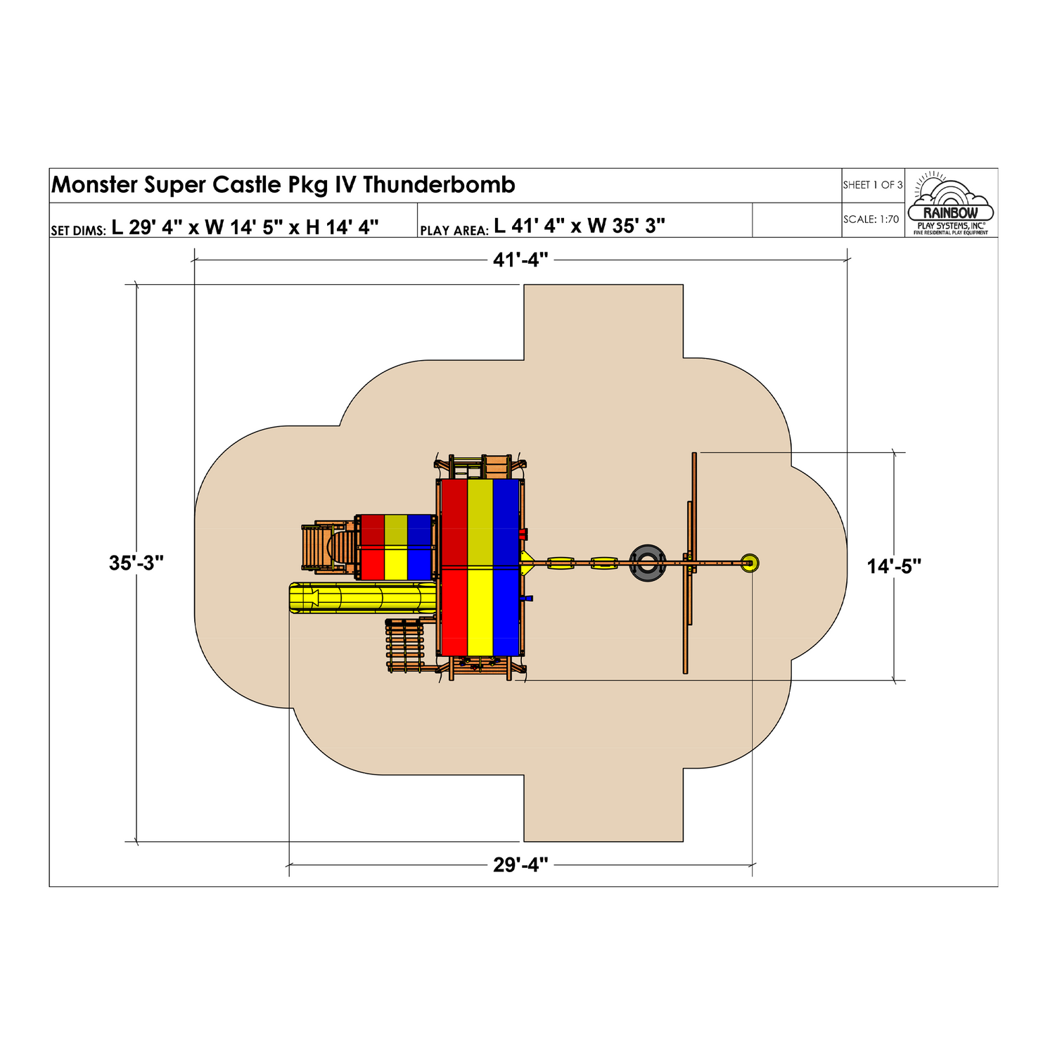Monster SUPER Castle Pkg IV Thunderbomb (23G) - Rainbow Play of NC