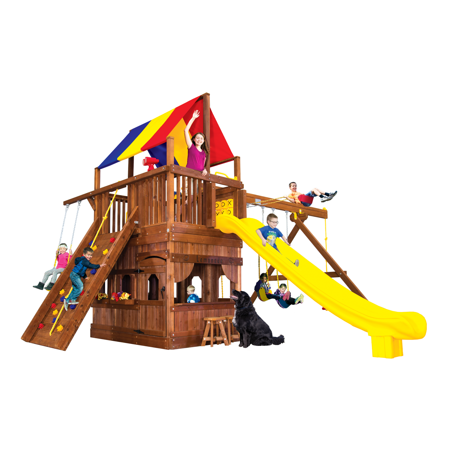 Monster Clubhouse Pkg II with Playhouse & More (41B) - Rainbow Play of NC