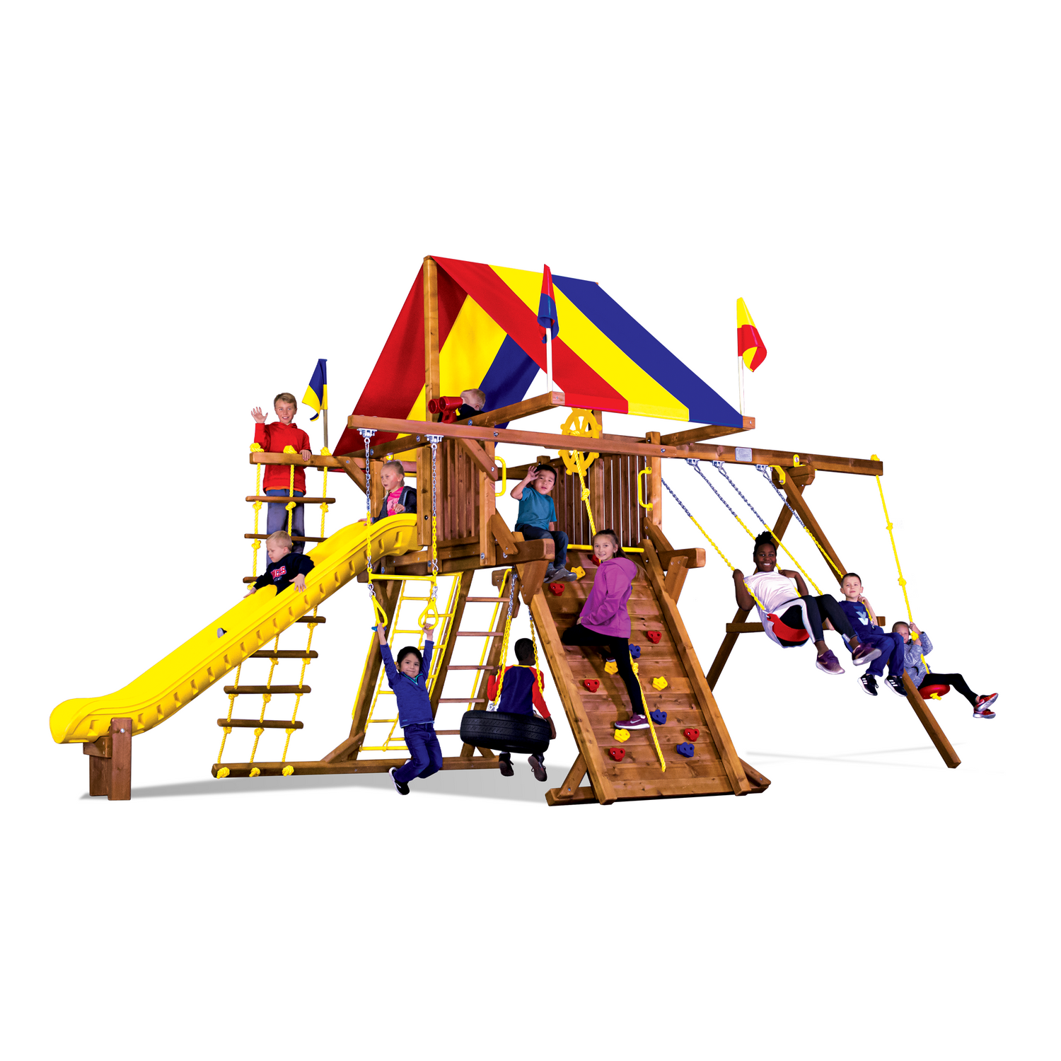 Rainbow Castle Pkg II Feature Model (16A) - Rainbow Play of NC