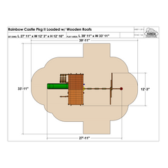 Rainbow Castle Pkg II Loaded (17C) - Rainbow Play of NC