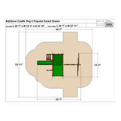 Rainbow Castle Pkg II Popular (17B) - Rainbow Play of NC