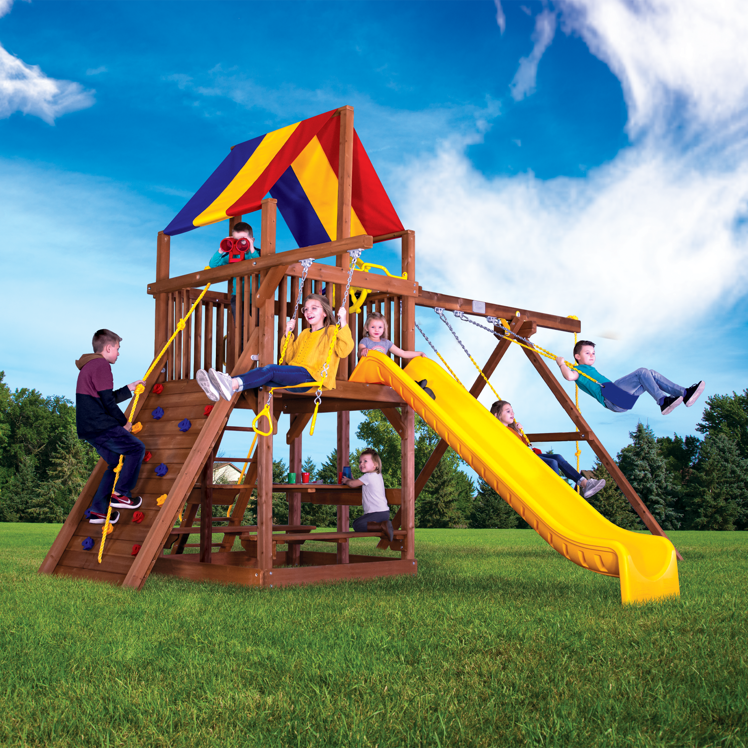 Sunshine Clubhouse Pkg II Feature Model (32A) - Rainbow Play of NC