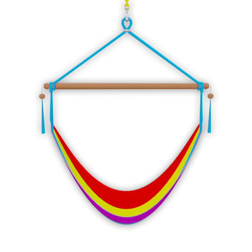 Multi Color Hammock Swing - Rainbow Play of NC